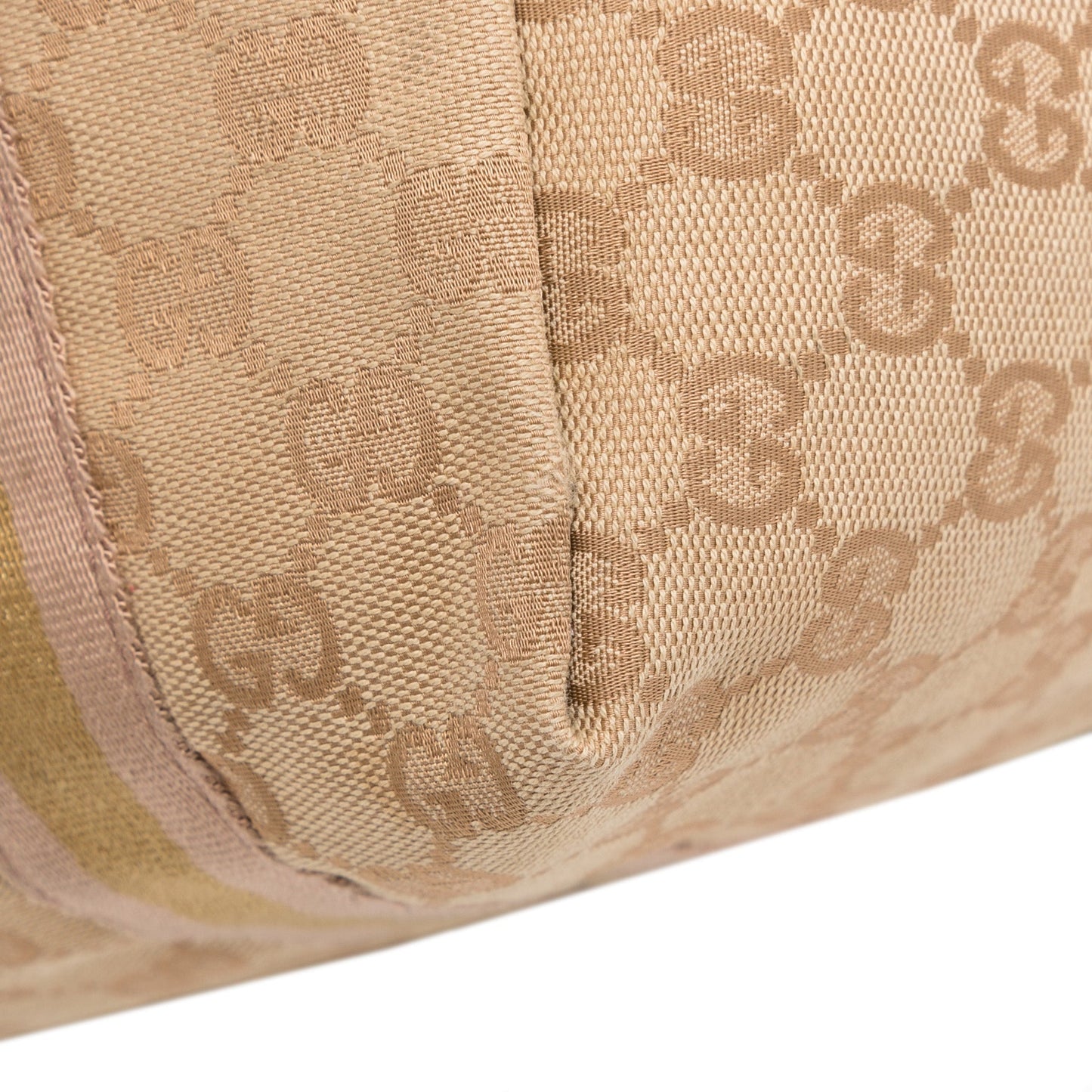 Tan Gucci GG Canvas Jolicoeur Tote