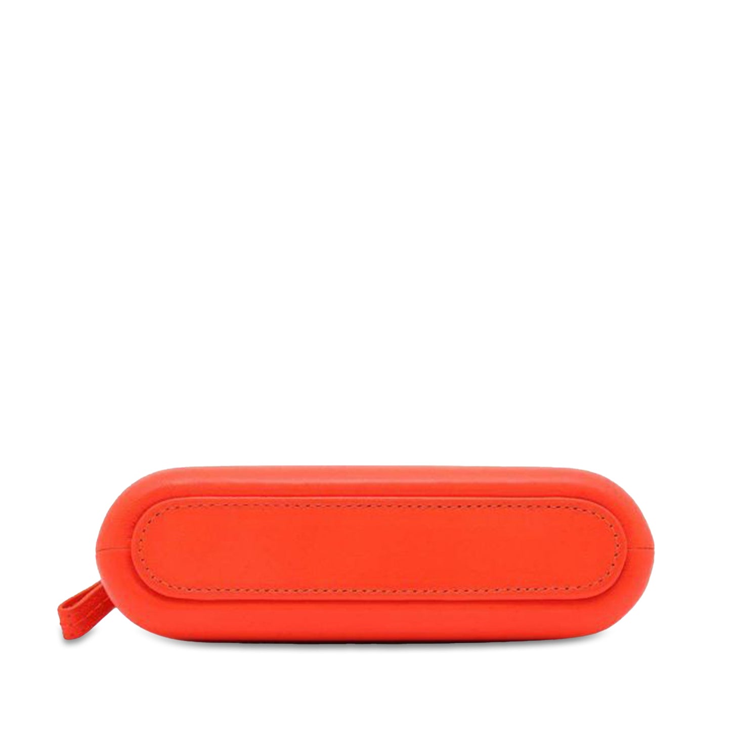 Orange Chanel Quilted Calfskin Gabrielle Double Zip Clutch With Chain Shoulder Bag