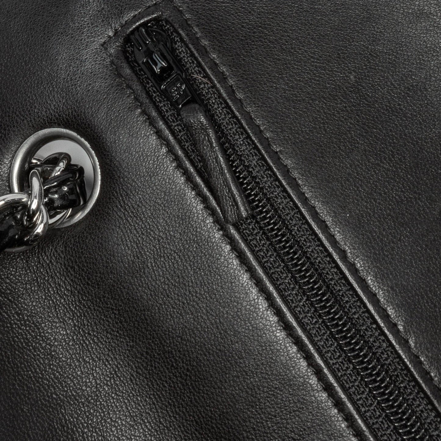 Black Chanel Medium Classic Patent Double Flap Shoulder Bag