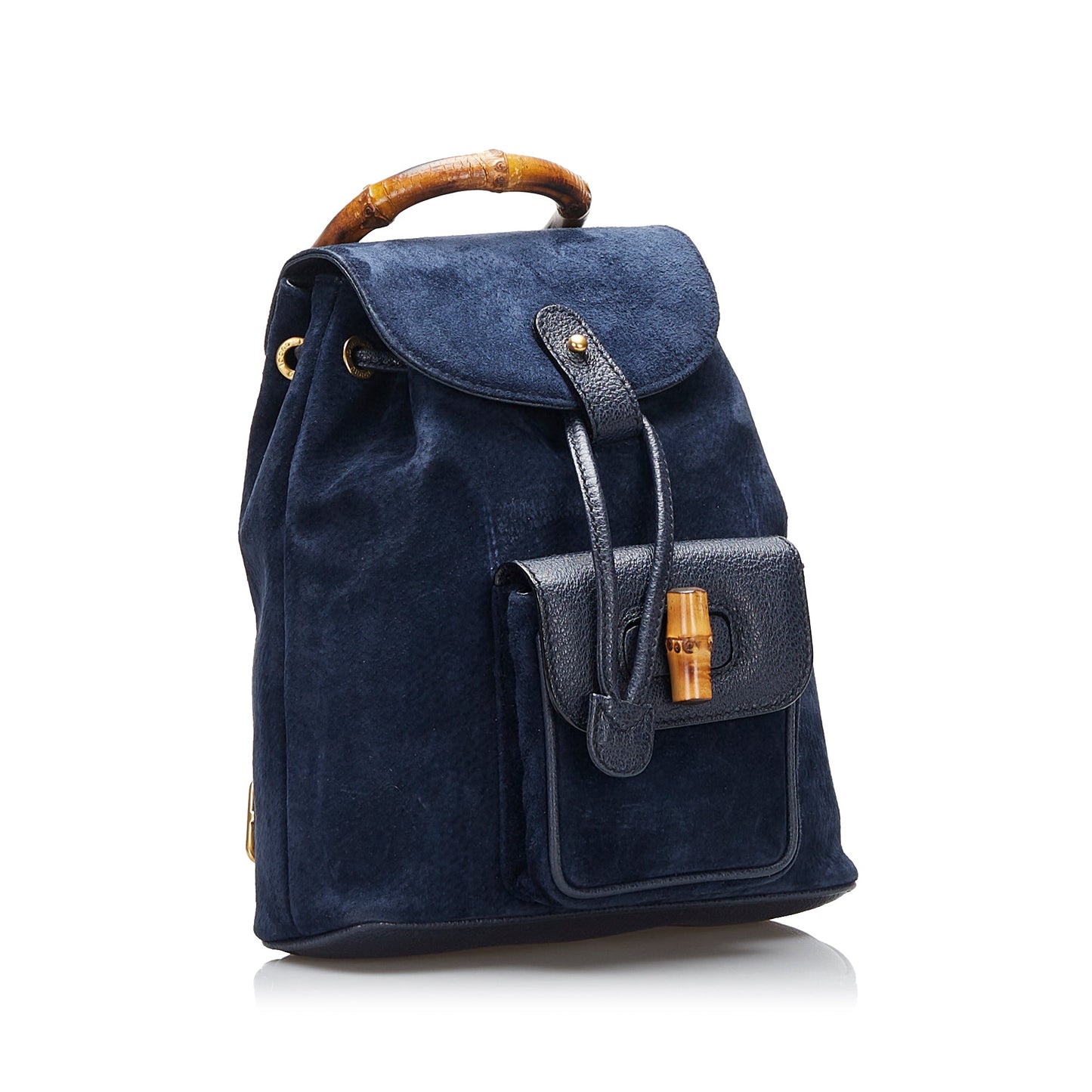 Gucci Bamboo Suede Backpack