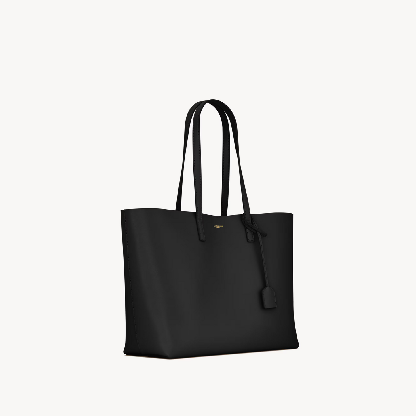 Saint Laurent Large Leather East/West Tote Bag – Cassandre Charm