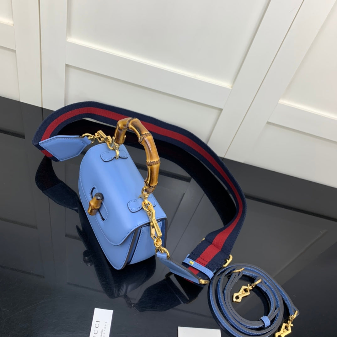 BOLSA GUCCI BAMBOO 1947 PEQUENA 17