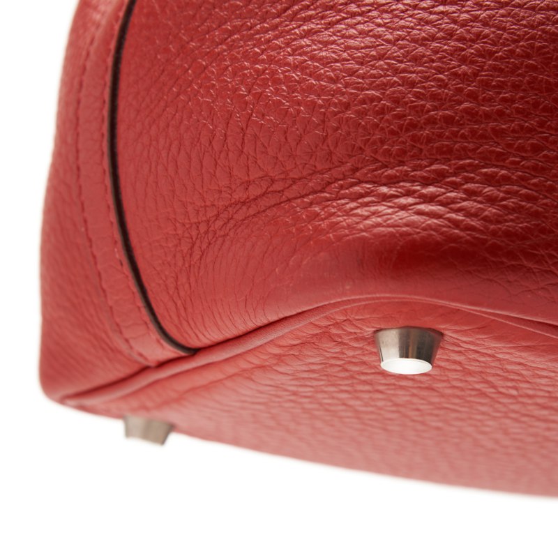 HERMES ERMES Picotin PM Handbag clement Rouge (Silver G ) Handbag Handbag Ladies Handbags 【 Ship】 Ladies Handbags Ladies Online