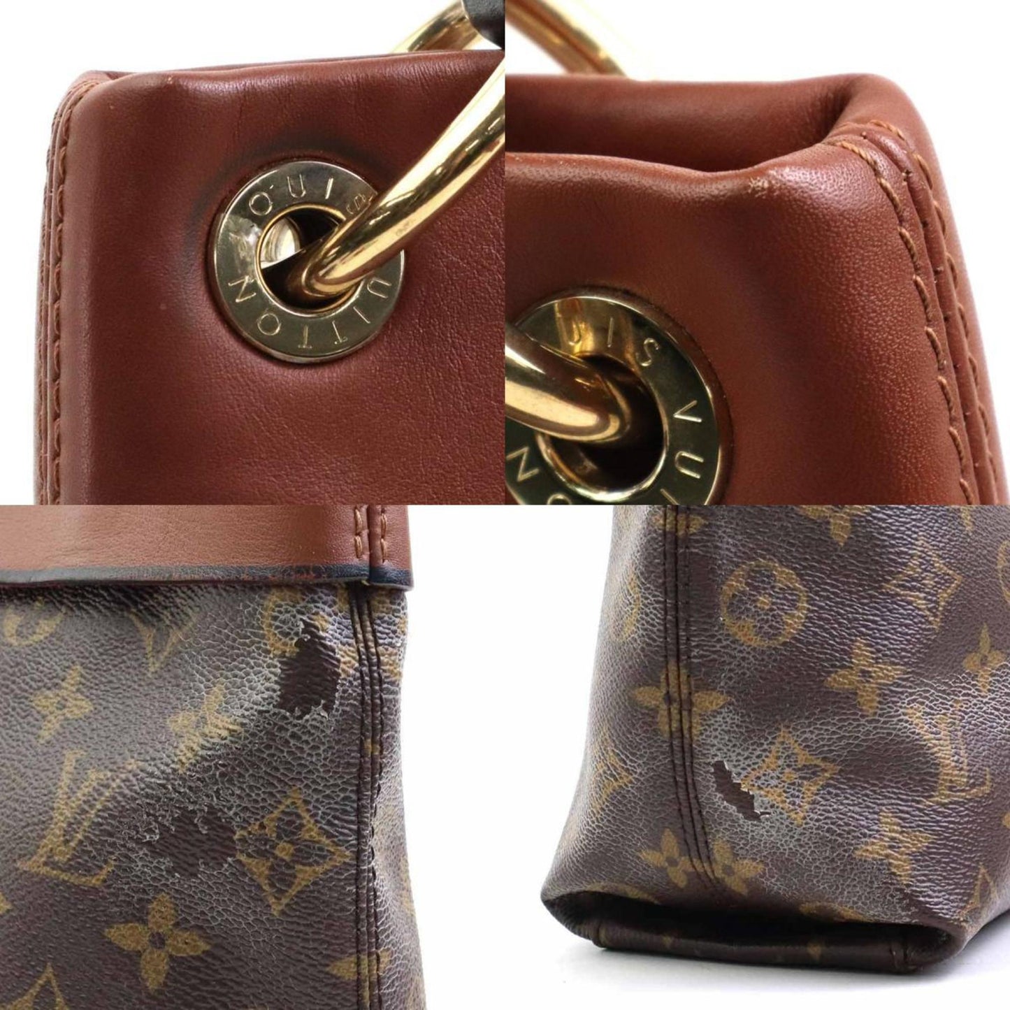 Louis Vuitton Monogram Canvas Handbag Shoulder Bag