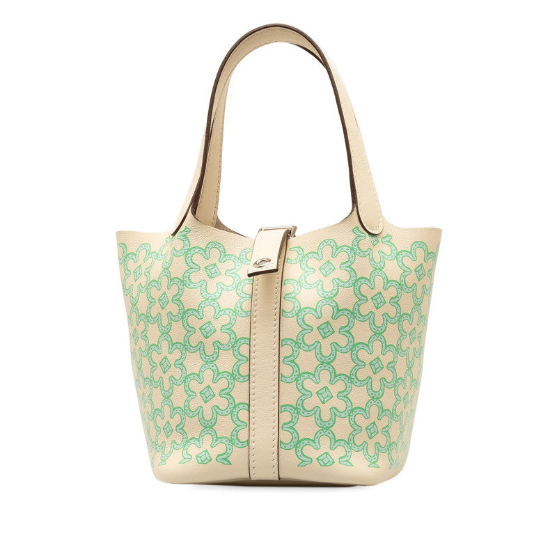 Hermes Picotin Lock Micro 14 Daisy Handbag Nata Vel Hermes