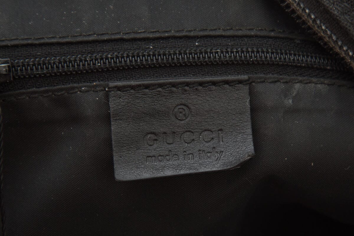 Gucci Vintage Black Triple Pouch Handbag
