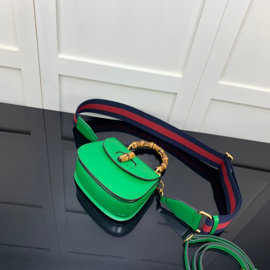 BOLSA GUCCI BAMBOO 1947 PEQUENA 17