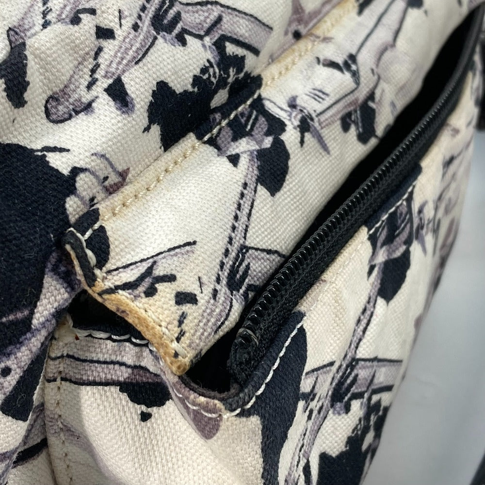 CHANEL Shoulder Bag canvas black Airline Women Used