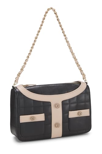 Chanel, Black Quilted Calfskin Jacket Shoulder Bag, Black