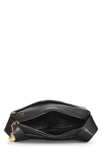 Chanel, Black Caviar 3 'CC' Shoulder Bag, Black