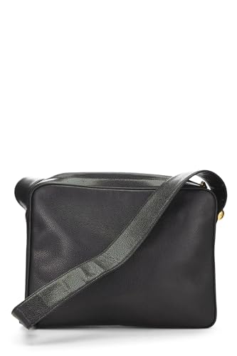 Chanel, Black Caviar 3 'CC' Shoulder Bag, Black