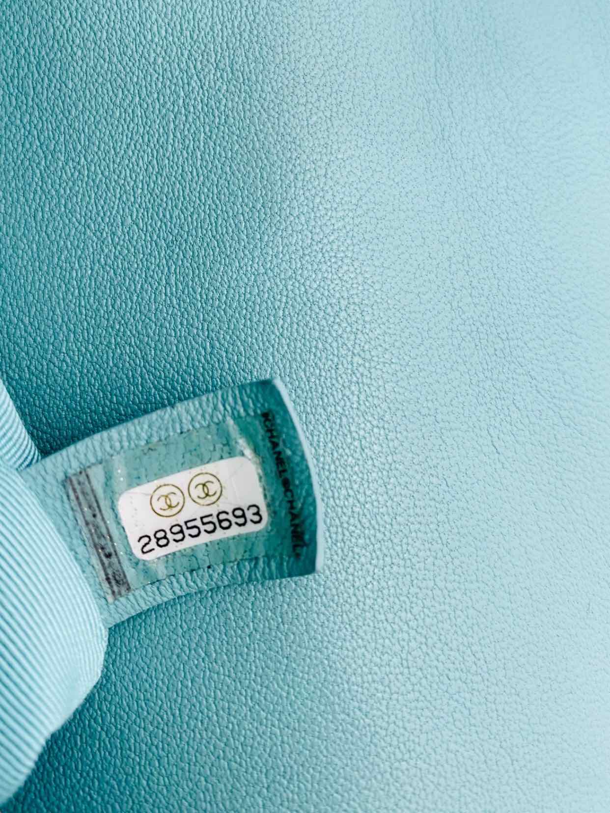 CHANEL 19 Flap Blue Quilted Shoulder Bag