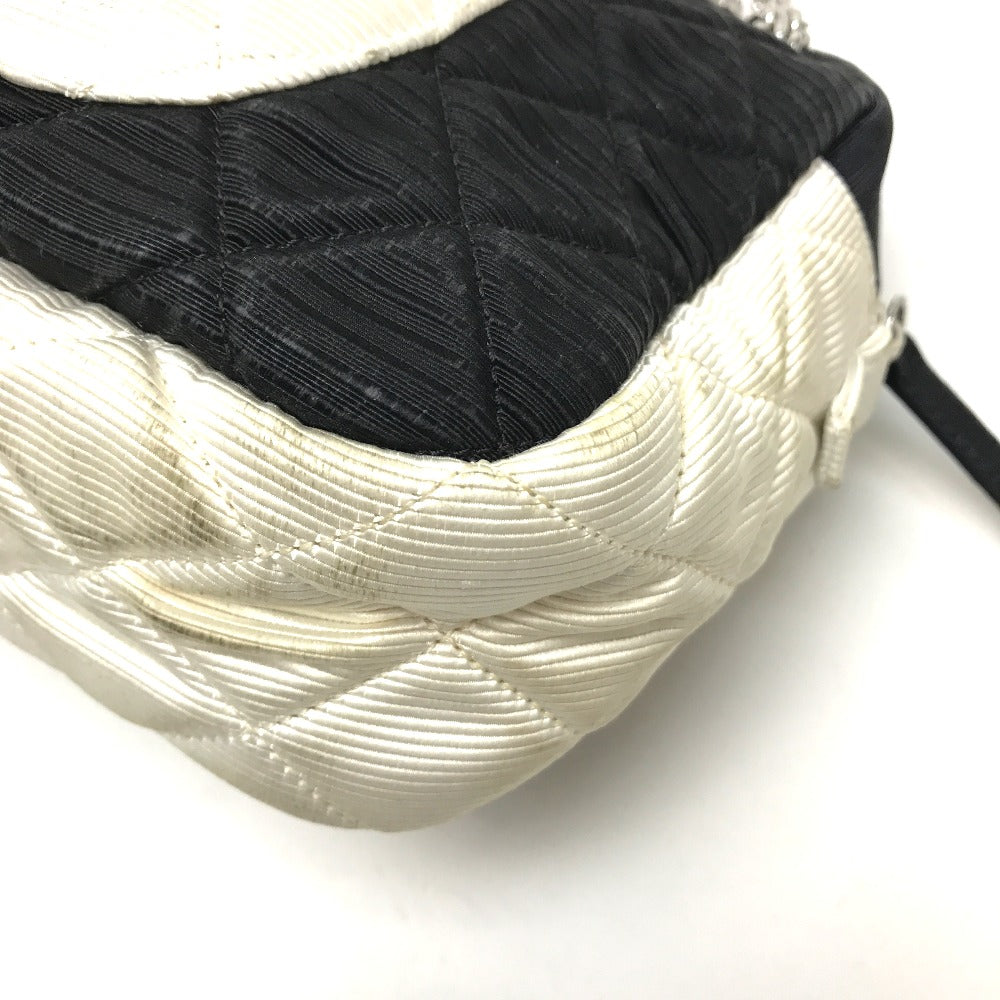 CHANEL Shoulder Bag canvas black quilting By color Women Used