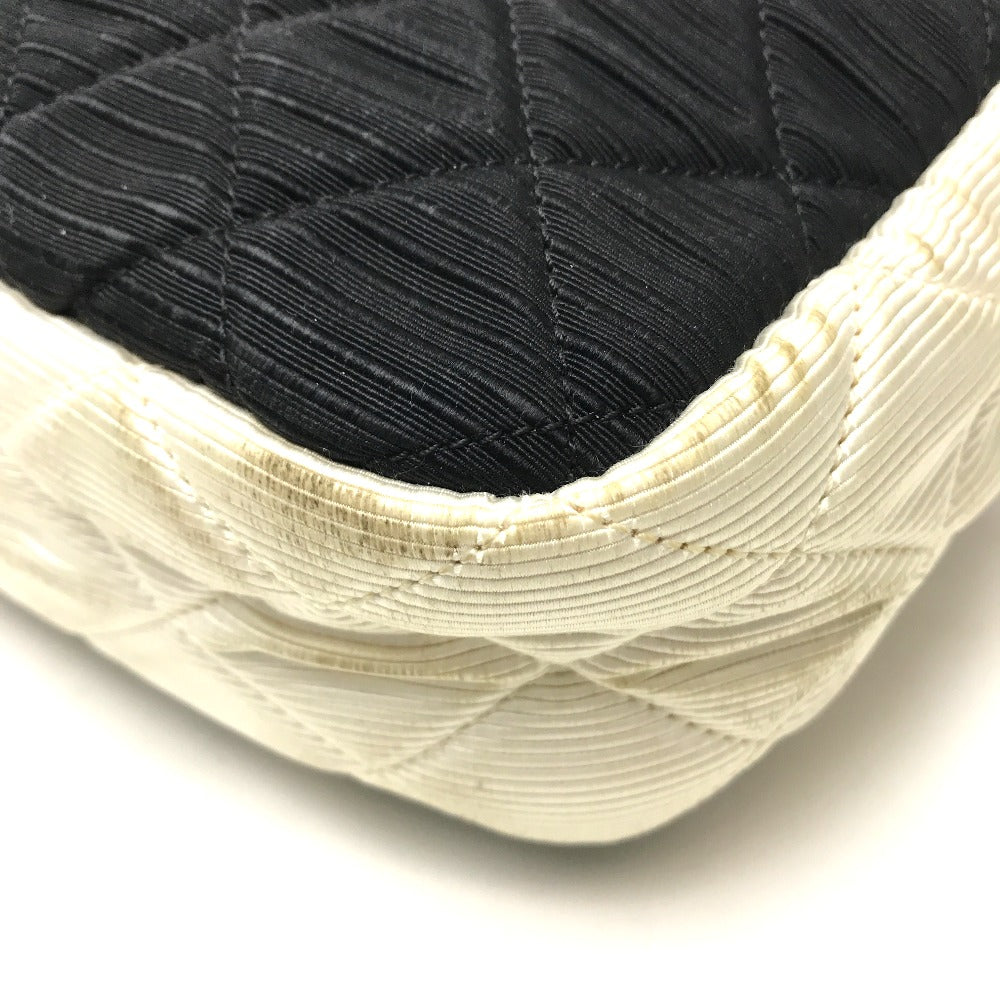 CHANEL Shoulder Bag canvas black quilting By color Women Used