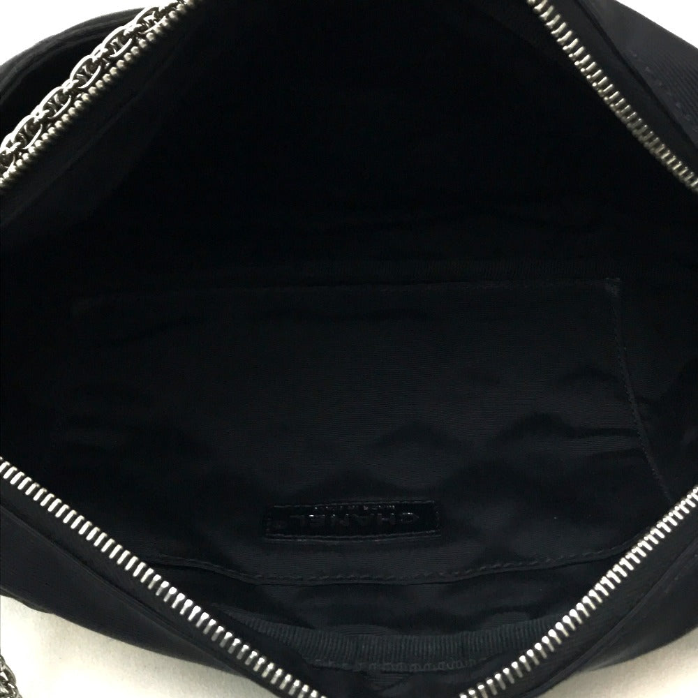 CHANEL Shoulder Bag canvas black quilting By color Women Used