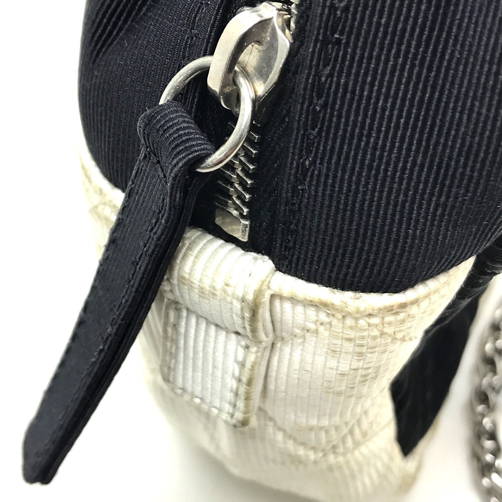 CHANEL Shoulder Bag canvas black quilting By color Women Used