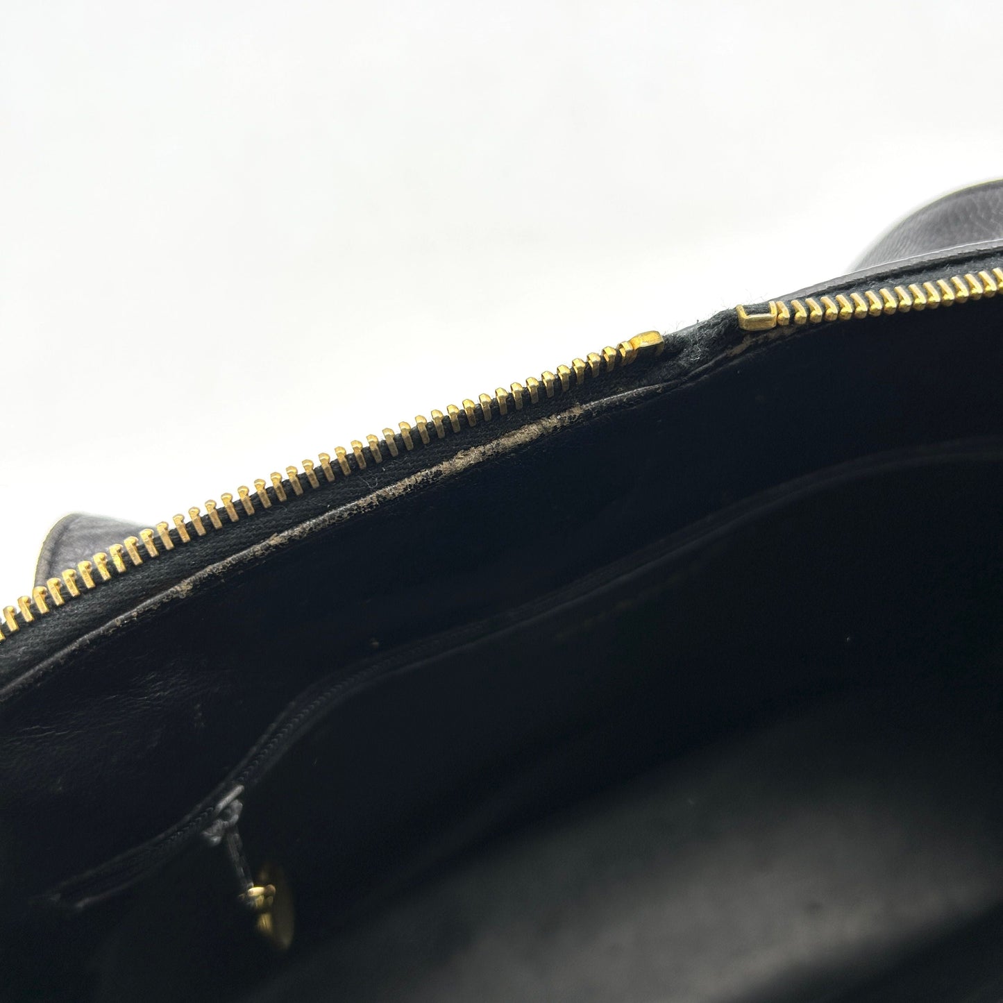 CHANEL Caviar Large CC Shoulder Bag Black WD