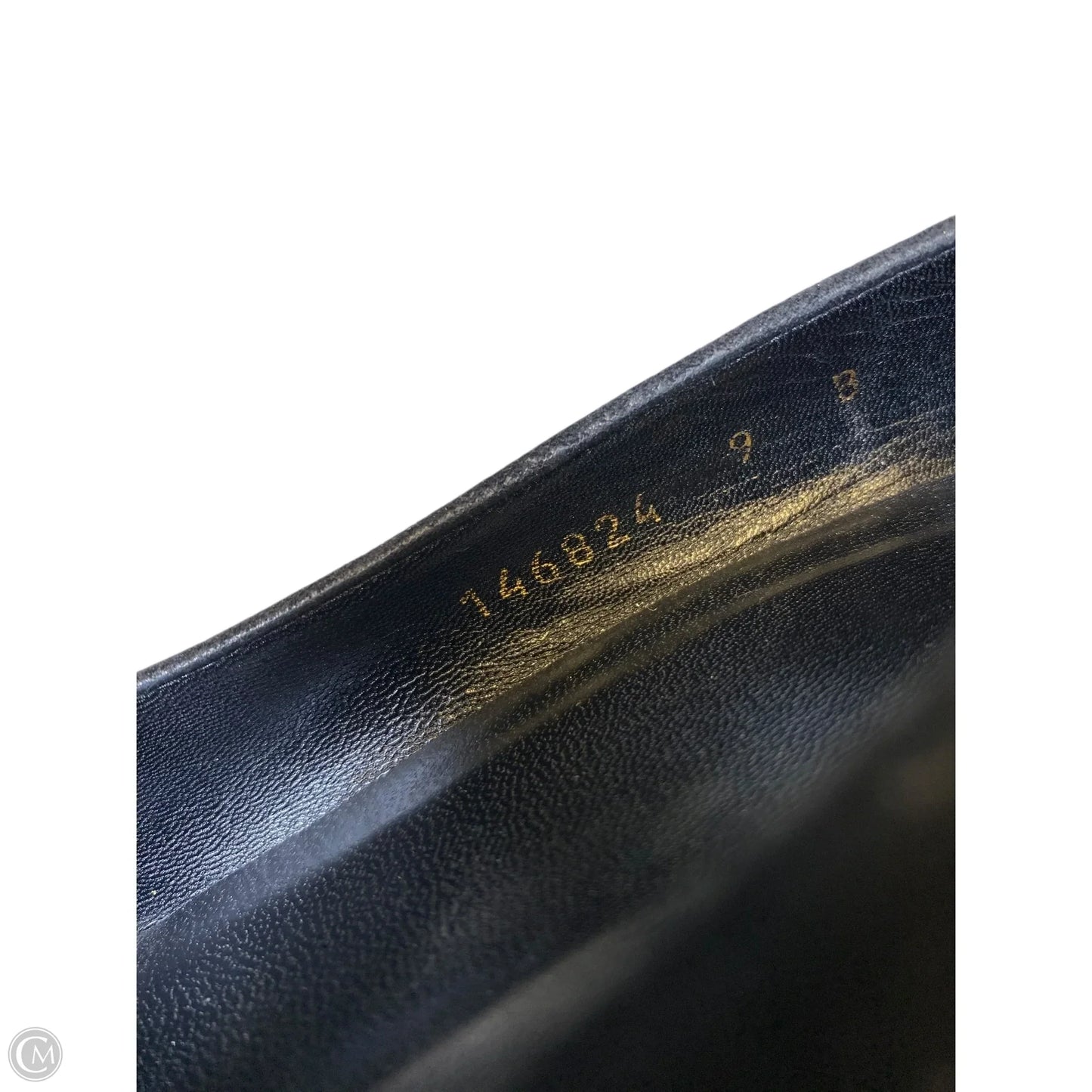 Shoes Luxury Designer By Gucci In Black, Size: 9