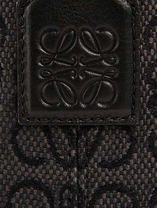 LOEWE Small Cubi Anagram Jacquard Canvas Shoulder Bag