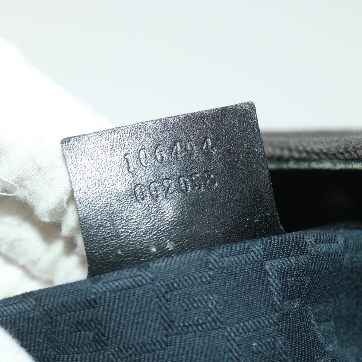 GUCCI Shoulder Bag Canvas Black 106494 36529