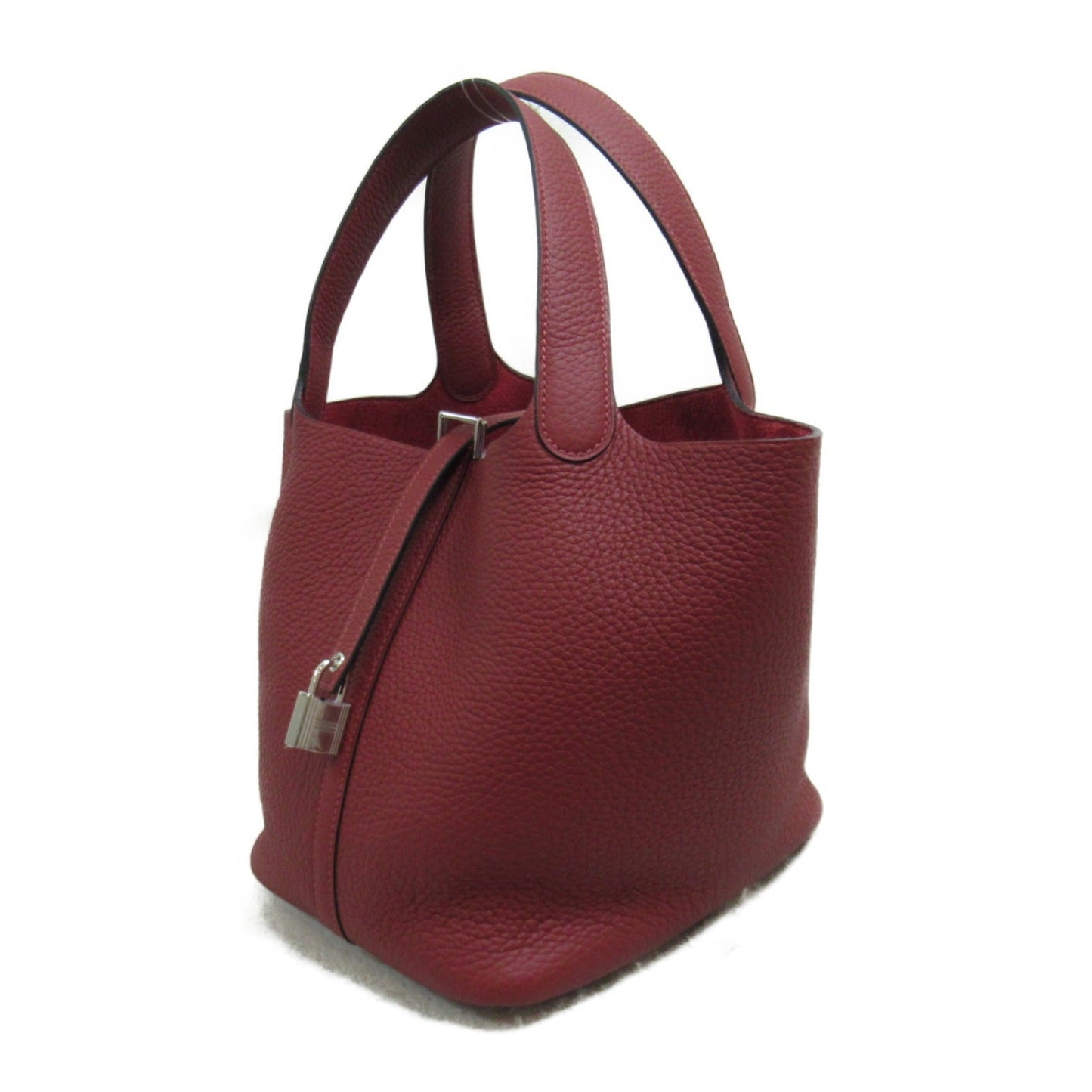 Hermes Picotin Lock MM Rouge Handbag Handbag Handbag Leather ant Red