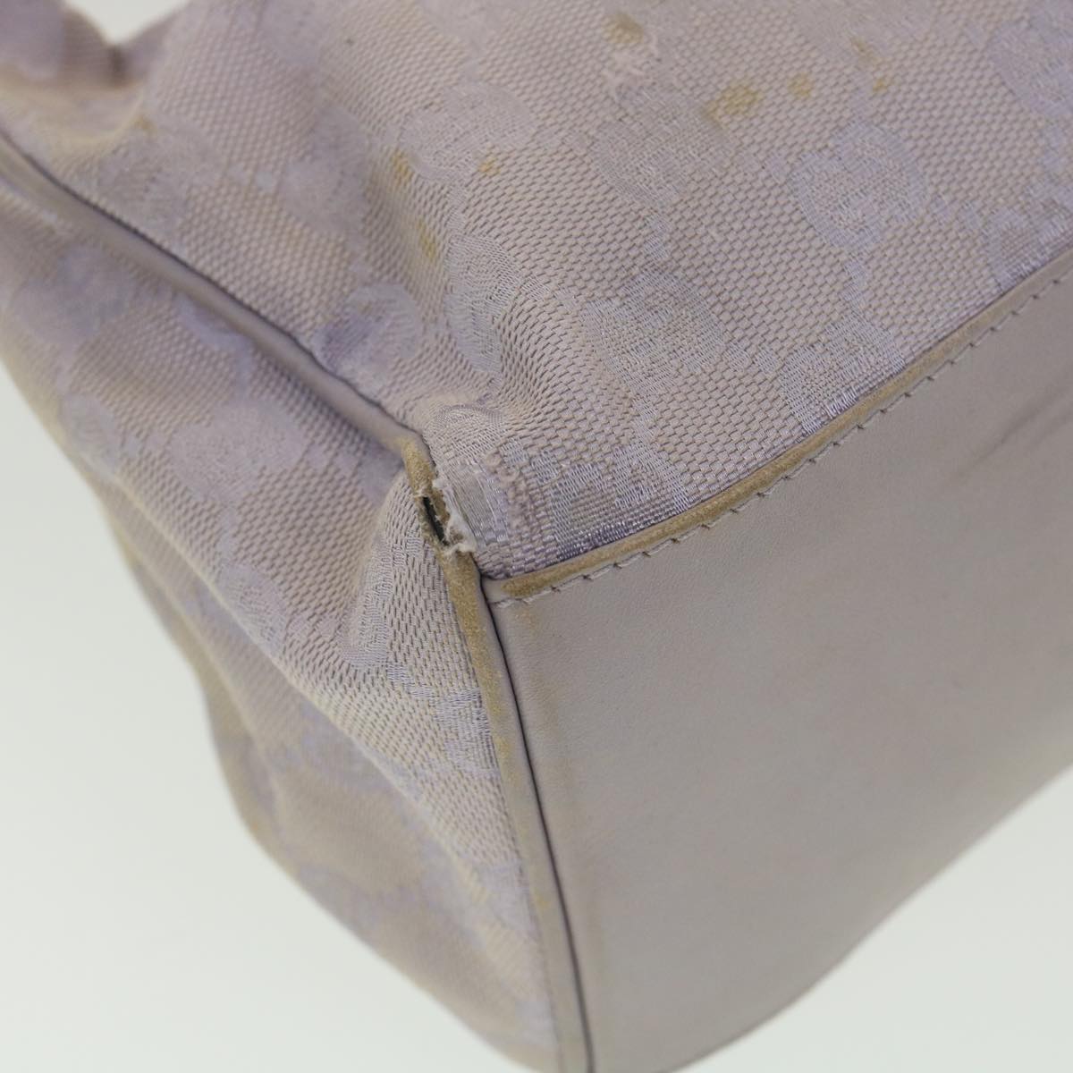 GUCCI GG Canvas Shoulder Bag Purple 92699 39197