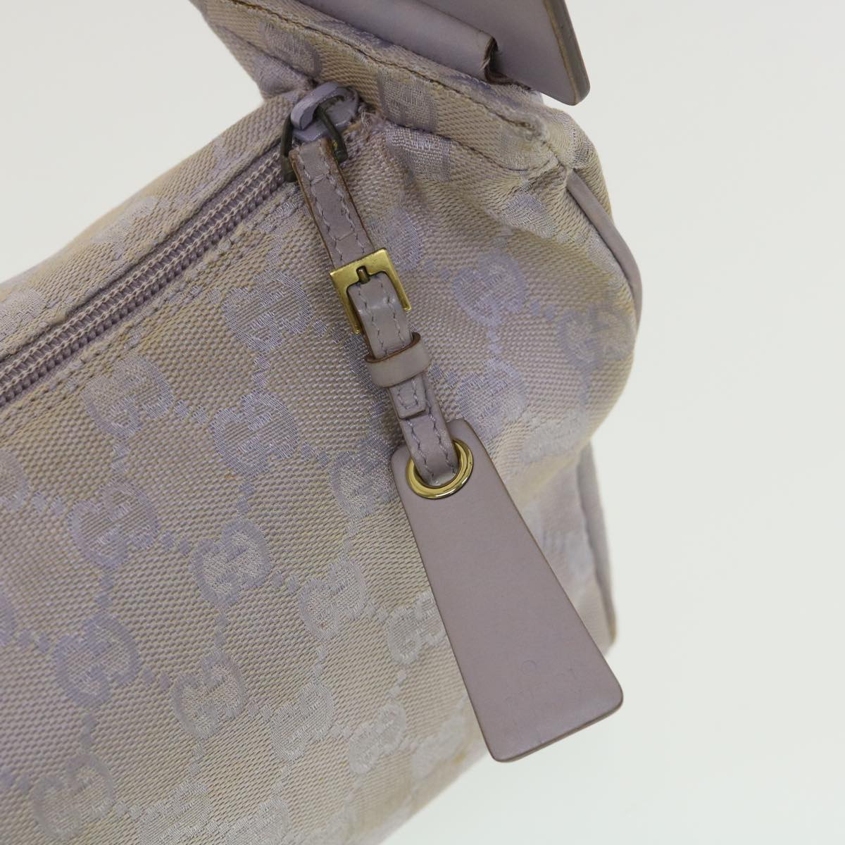 GUCCI GG Canvas Shoulder Bag Purple 92699 39197