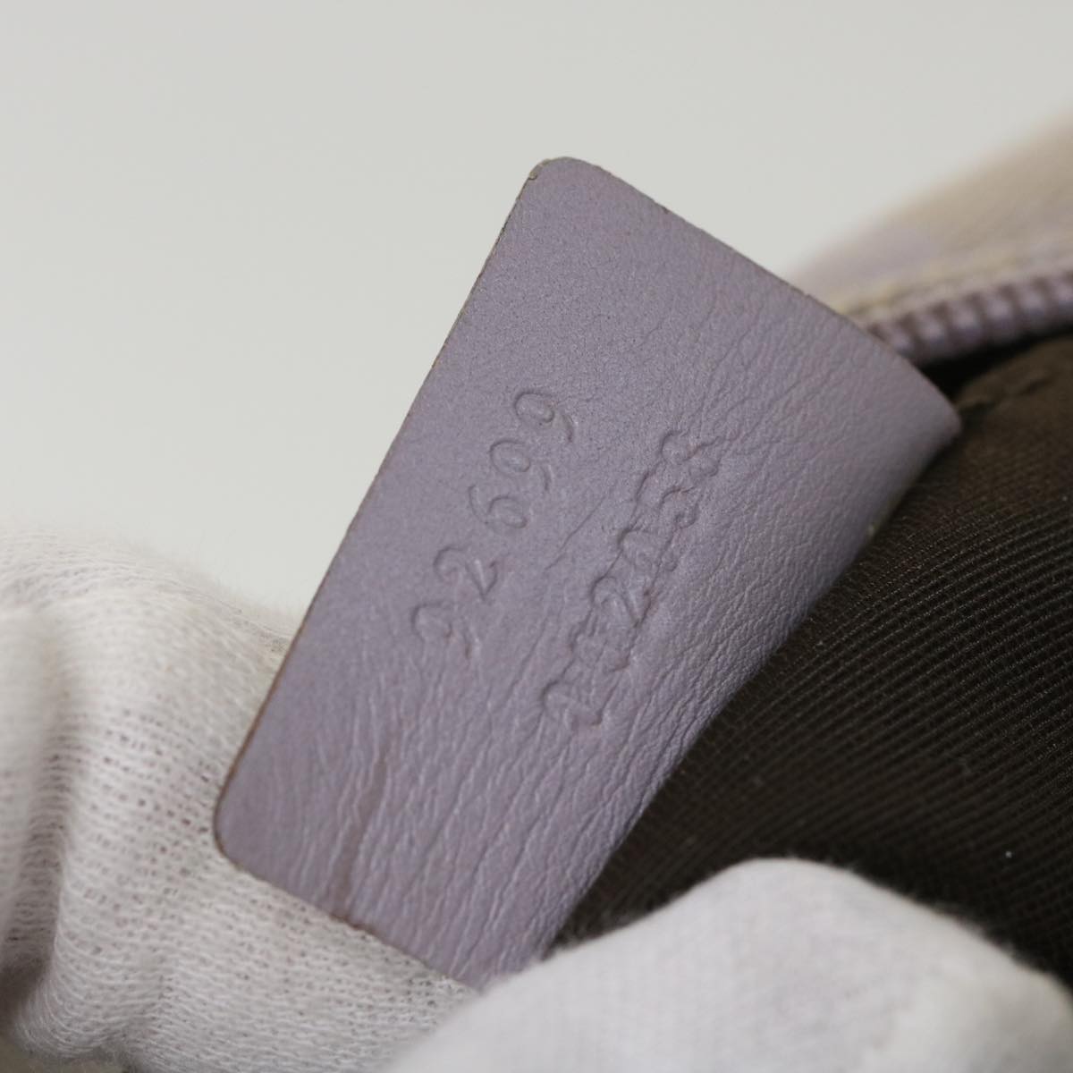 GUCCI GG Canvas Shoulder Bag Purple 92699 39197
