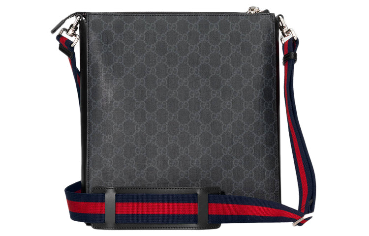 GUCCI Night Courrier Single- Shoulder Bag Black/Grey 474137-9F23N-8850