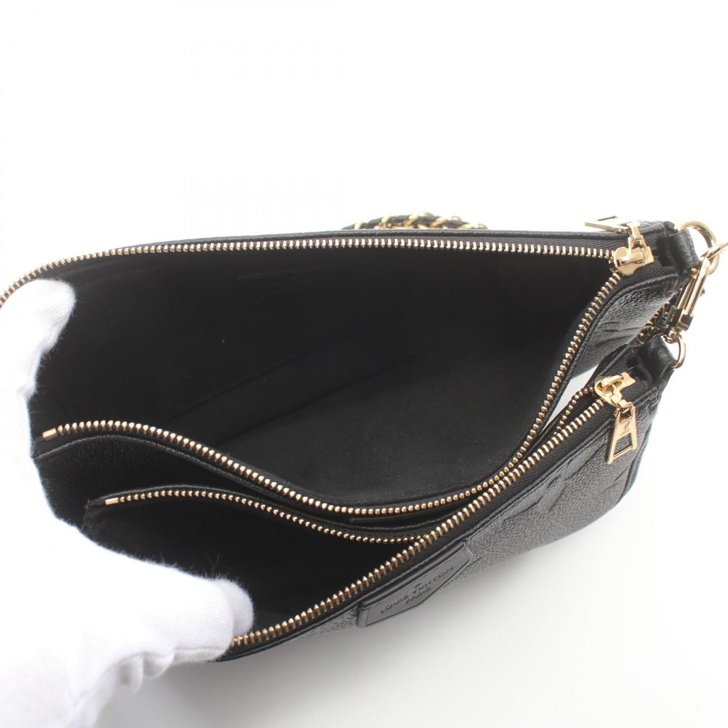 Louis Vuitton Monogram Empreinte Leather Pochette Shoulder Bag