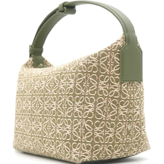 LOEWE Small Cubi Anagram Jacquard Canvas Shoulder Bag
