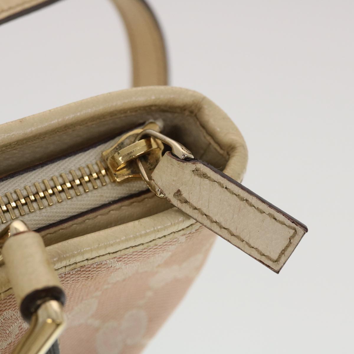 GUCCI GG Canvas Tote Bag Pink 139552 44265