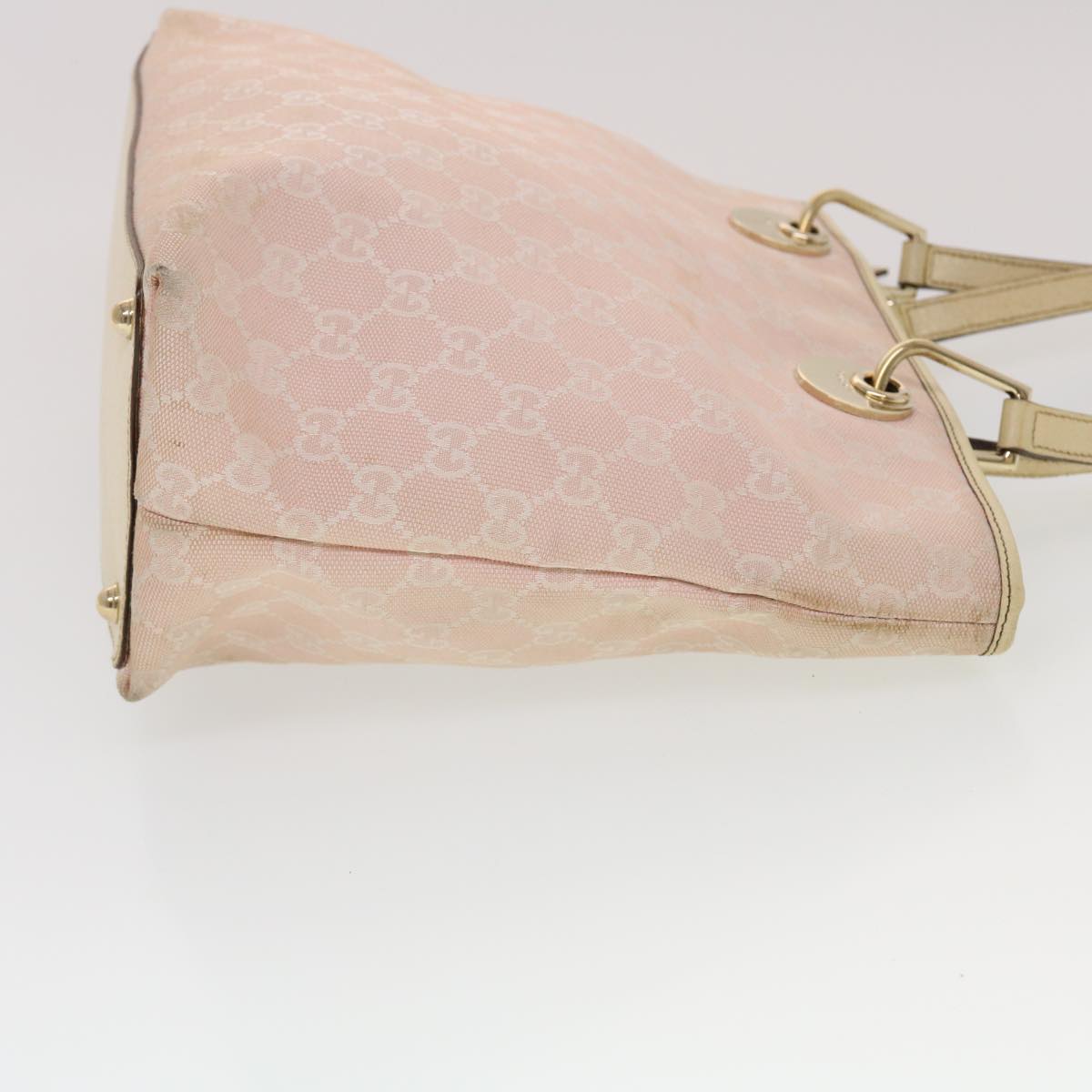 GUCCI GG Canvas Tote Bag Pink 139552 44265
