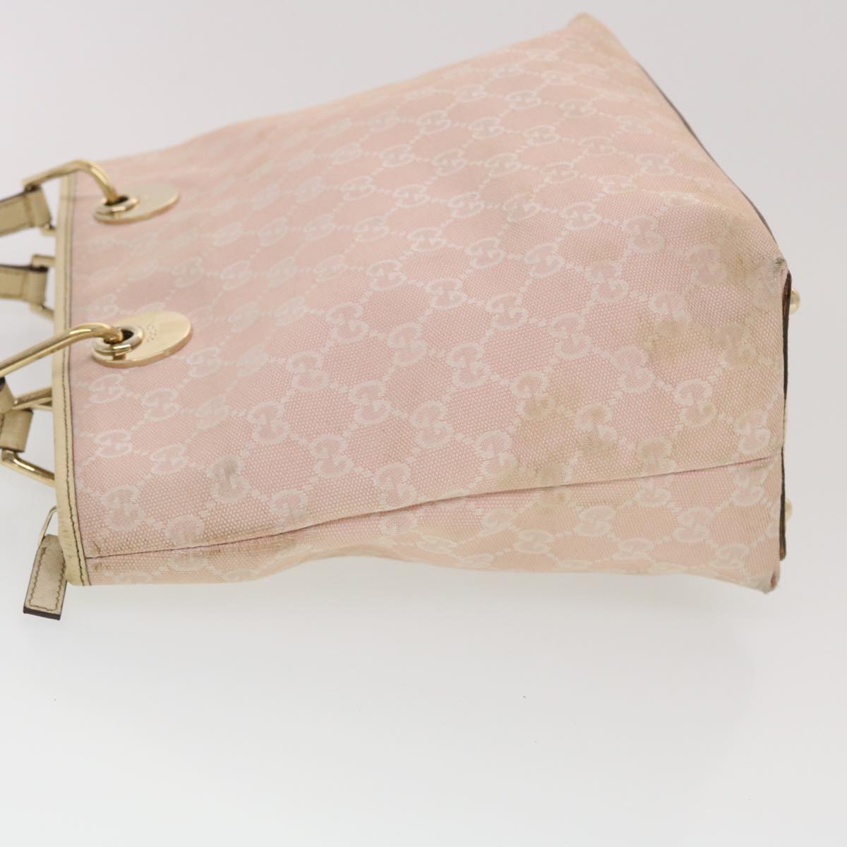 GUCCI GG Canvas Tote Bag Pink 139552 44265