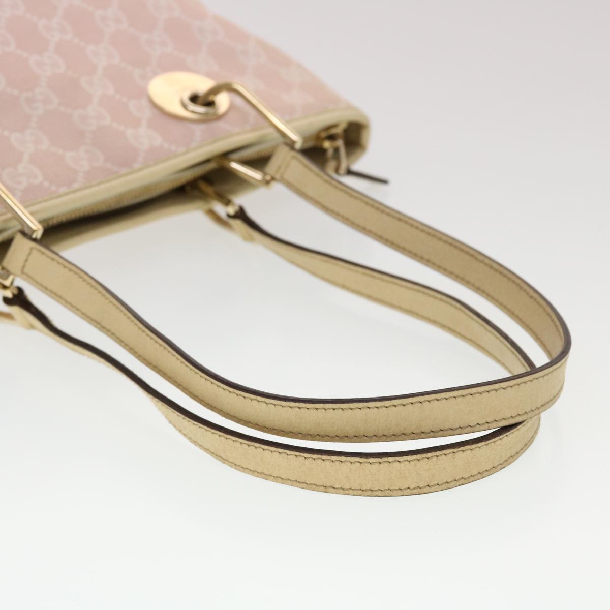 GUCCI GG Canvas Tote Bag Pink 139552 44265
