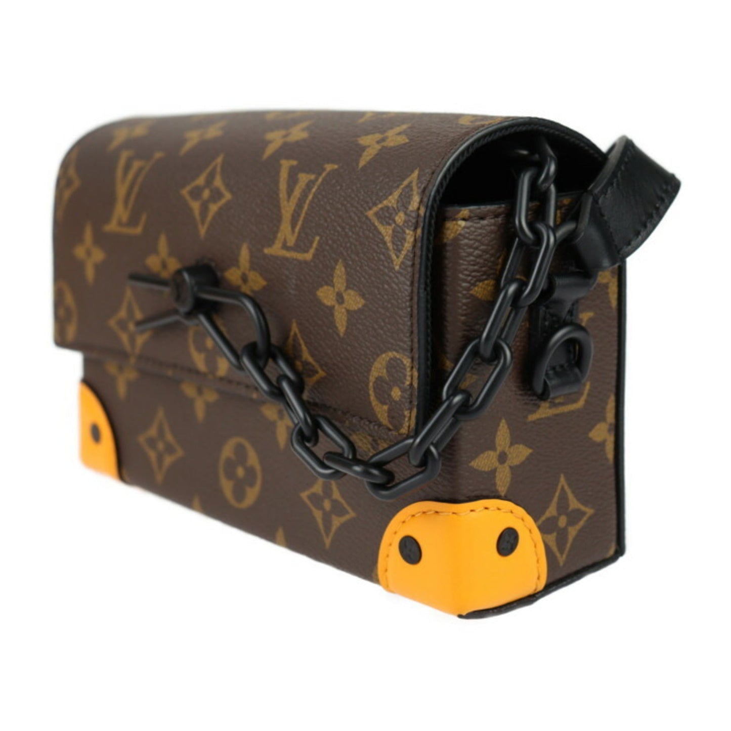 Louis Vuitton Monogram Canvas Leather Pochette Shoulder Bag