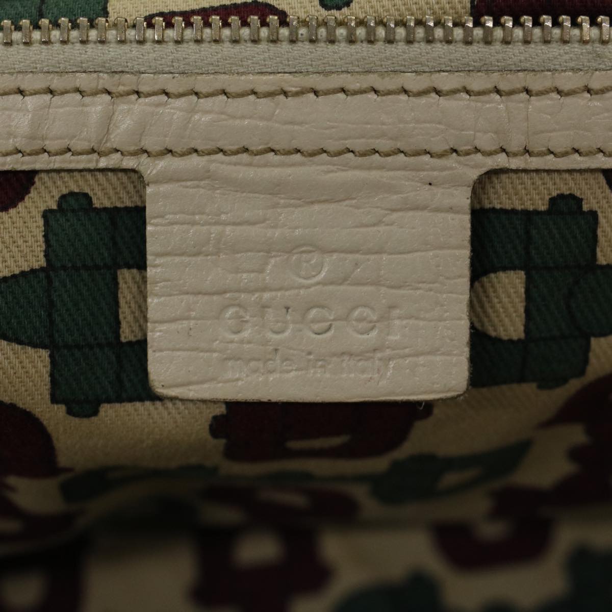 GUCCI GG Canvas Web Sherry Line Shoulder Bag Beige Red Green 139260 47709