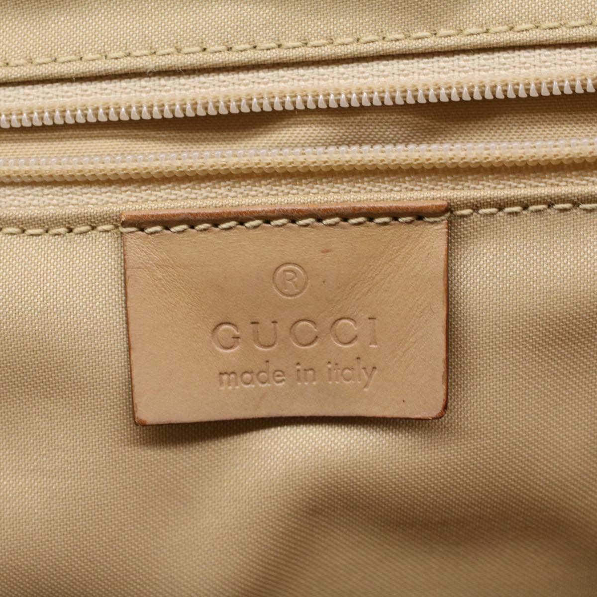 GUCCI GG Canvas Jackie Tote Bag Beige 47994