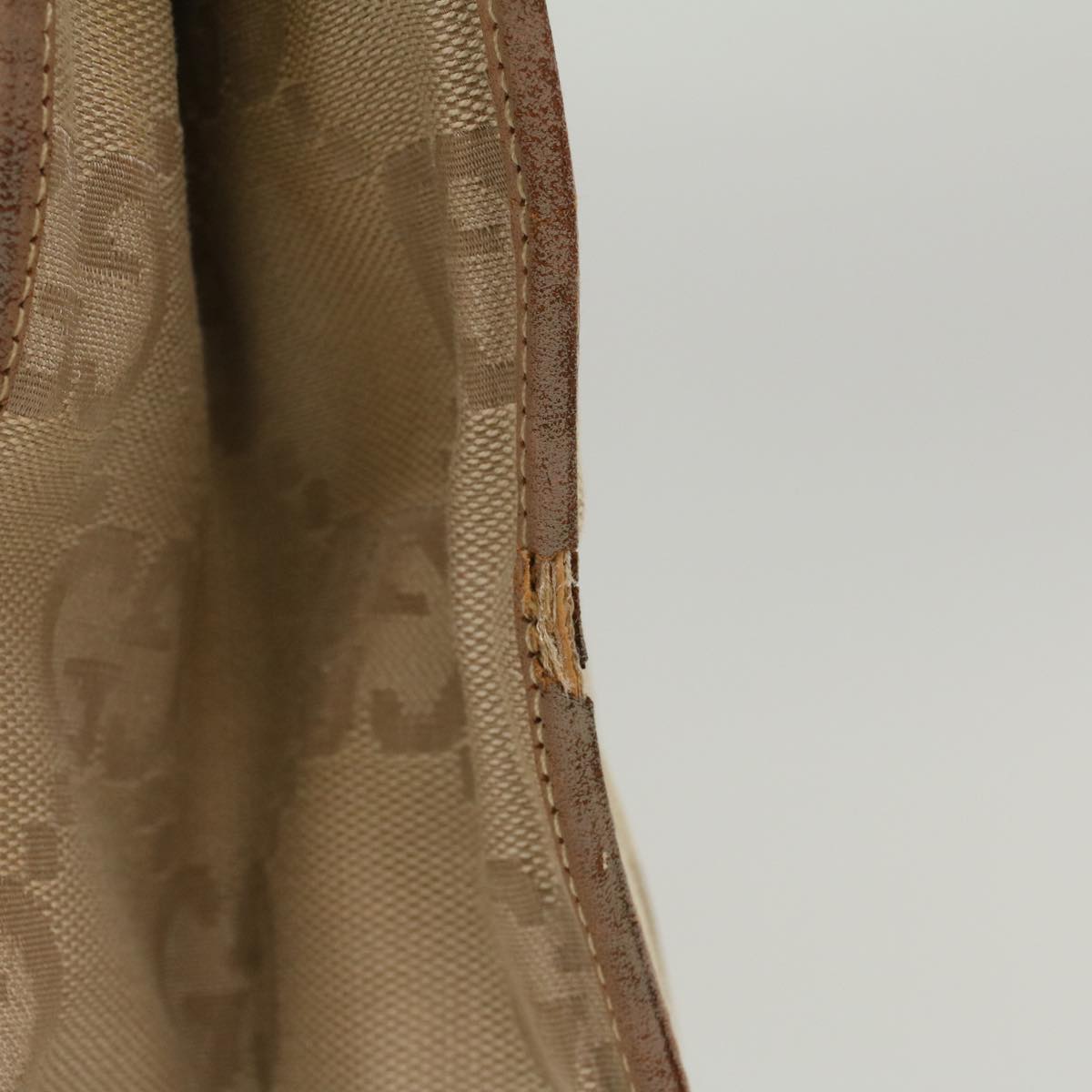 GUCCI GG Canvas Jackie Tote Bag Beige 47994