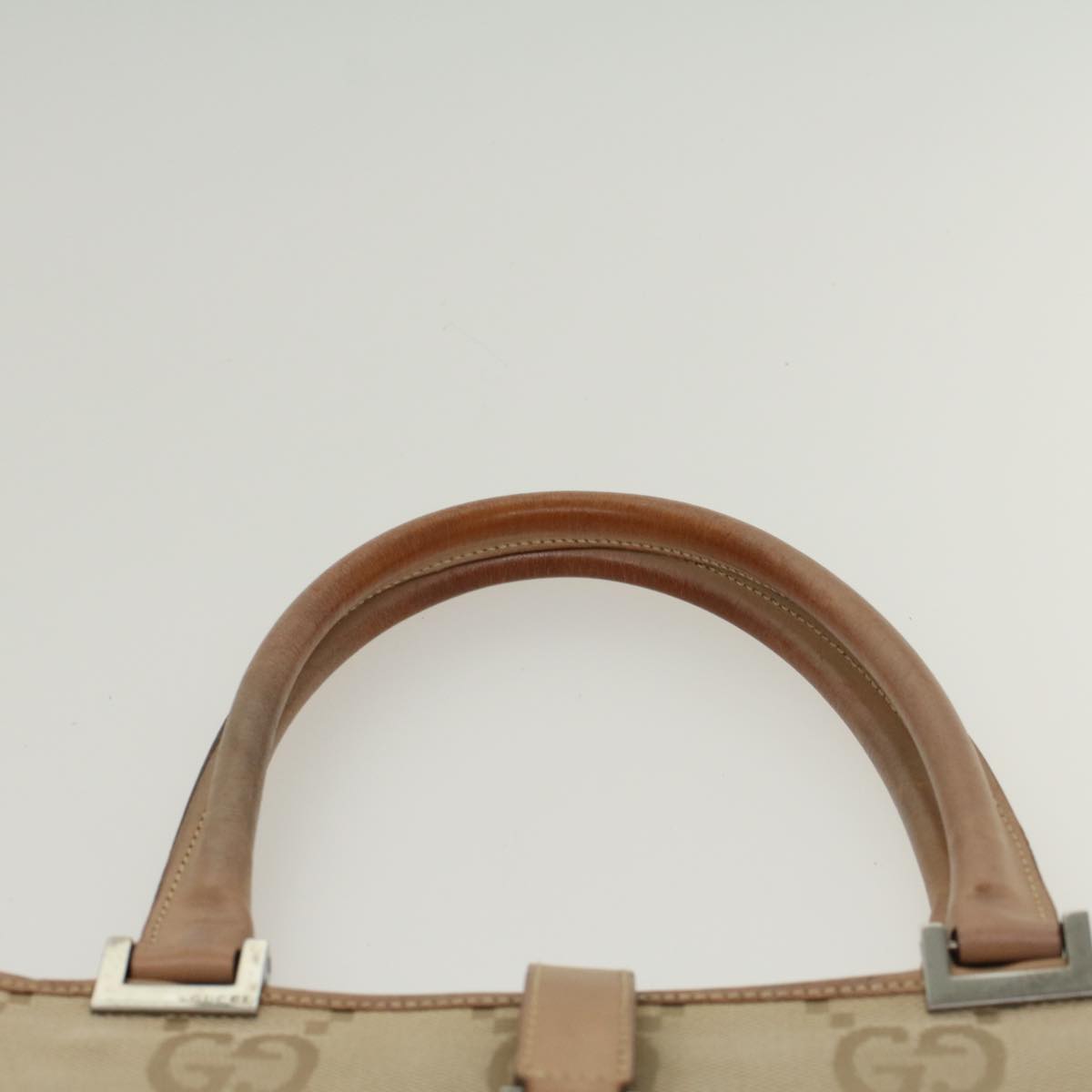 GUCCI GG Canvas Jackie Tote Bag Beige 47994