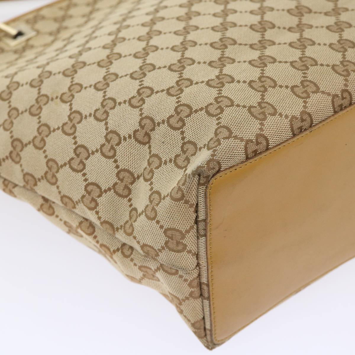 GUCCI GG Canvas Tote Bag Beige 48448