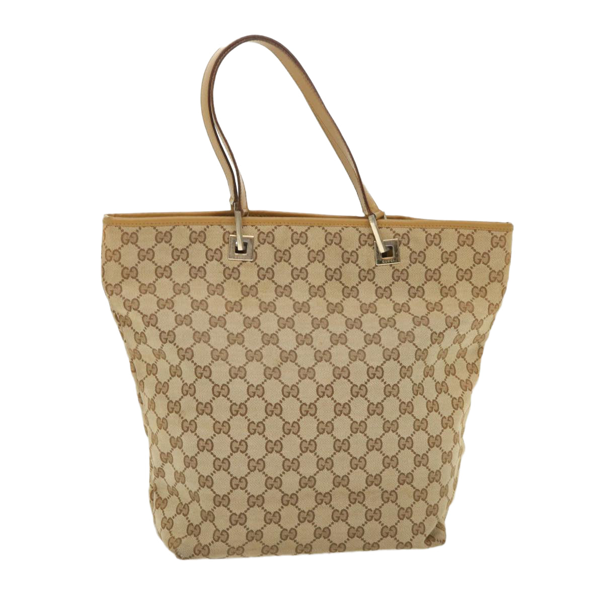 GUCCI GG Canvas Tote Bag Beige 48448