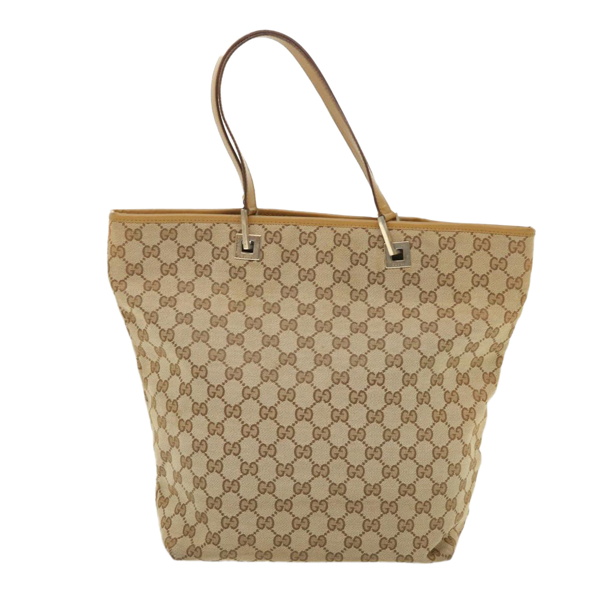 GUCCI GG Canvas Tote Bag Beige 48448