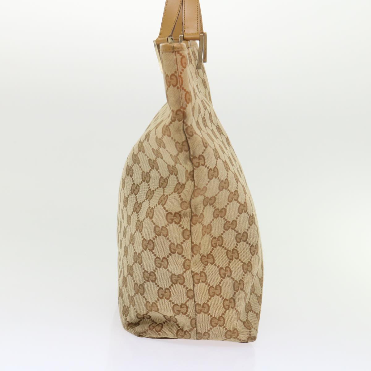 GUCCI GG Canvas Tote Bag Beige 48448