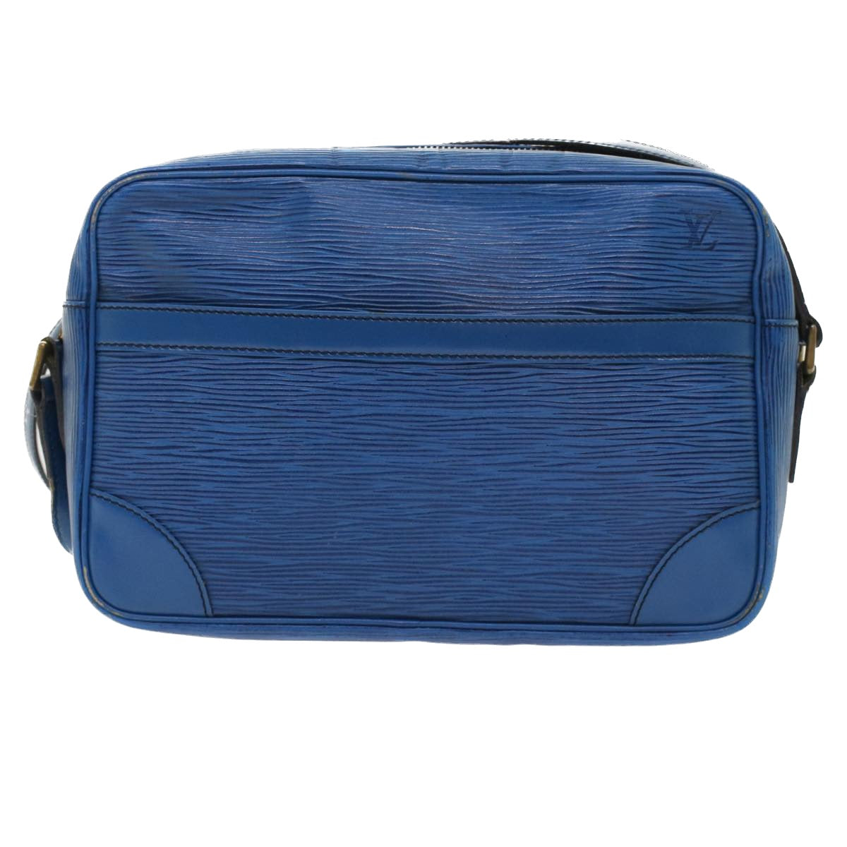 LOUIS VUITTON Epi Trocadero 27 Shoulder Bag Blue M52315 LV 48740