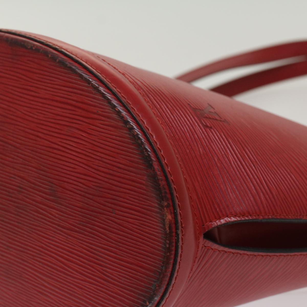 LOUIS VUITTON Epi Saint Jacques Shopping Shoulder Bag Red M52277 LV 48964