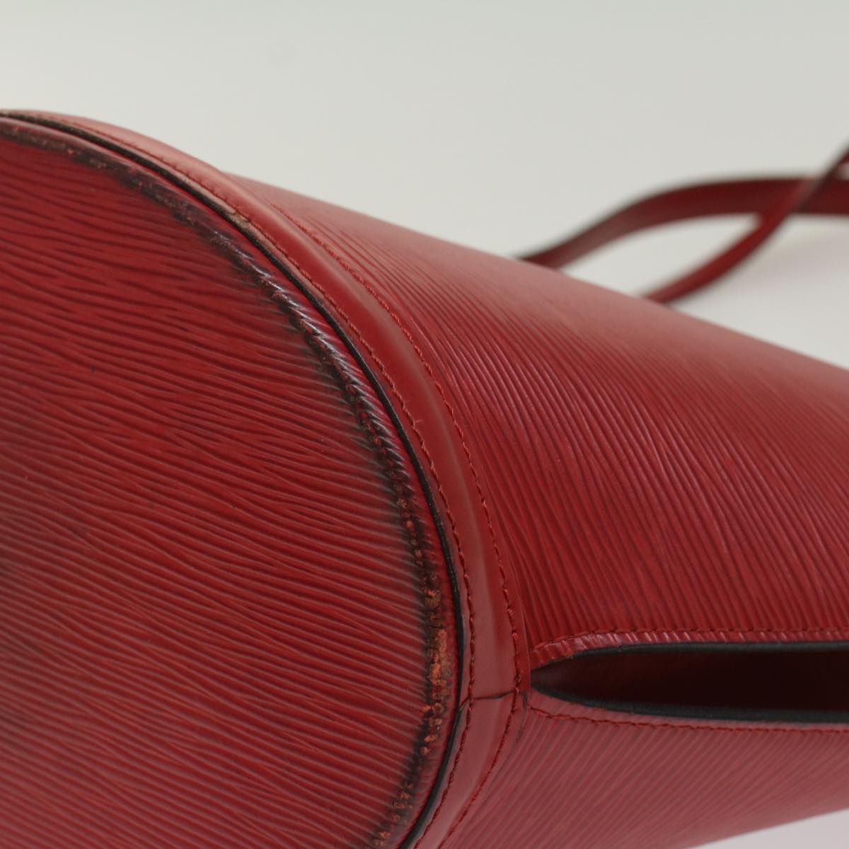 LOUIS VUITTON Epi Saint Jacques Shopping Shoulder Bag Red M52277 LV 48964
