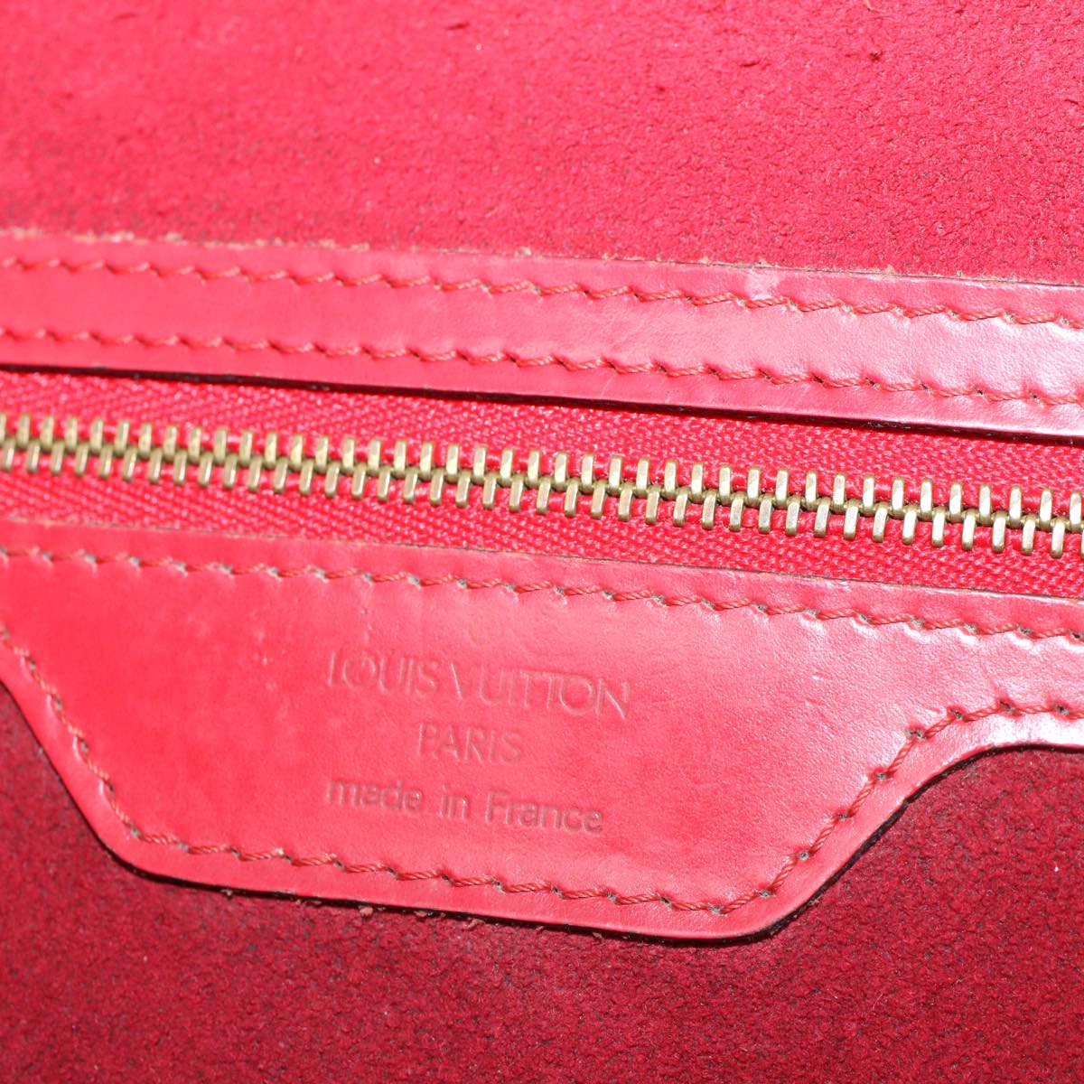 LOUIS VUITTON Epi Saint Jacques Shopping Shoulder Bag Red M52277 LV 48964