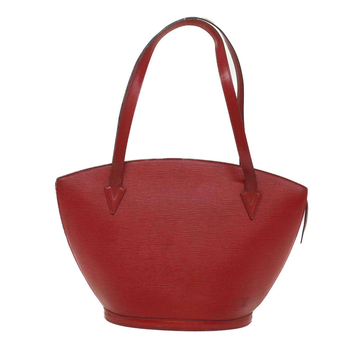 LOUIS VUITTON Epi Saint Jacques Shopping Shoulder Bag Red M52277 LV 48964