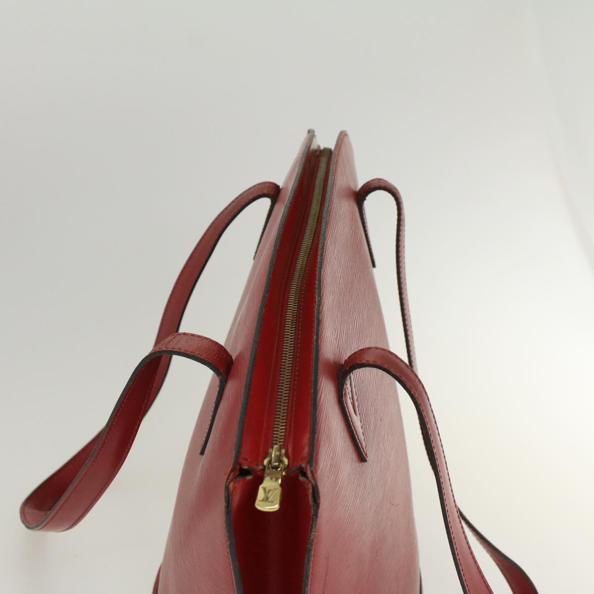 LOUIS VUITTON Epi Saint Jacques Shopping Shoulder Bag Red M52277 LV 48964